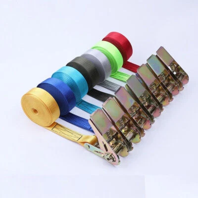 1X 800Kg Zurrgurt Ratschengurt Spanngurt Zurrgurt Ratsche 1-10m * 25mm New - Bild 1 von 4