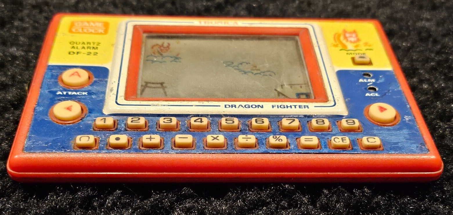 Tronica Game & Watch Dragon Fighter LCD vintage electronic handheld game RARE