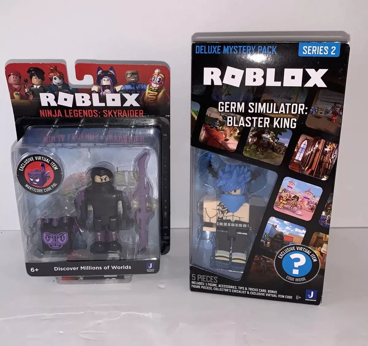 Roblox Ninja Legends: Skyraider Action Figure (2 Bonus Mystery Packs!) 