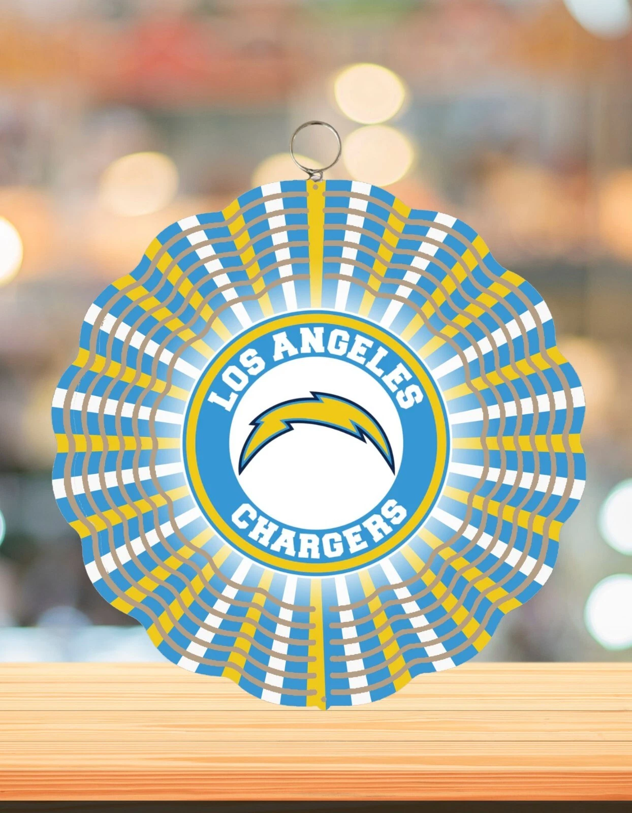 Los Angeles Chargers Round Wind Spinner