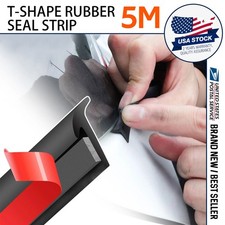 16ft Auto Car Door Edge Trim Guard Molding Rubber Seal Strip Scratch Protector