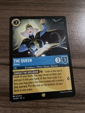 Disney Lorcana TCG the Queen Diviner, Ursula's Return, Legendary Card 156/204 NM