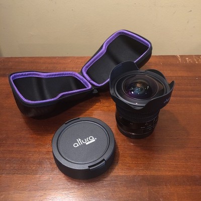 Altura Photo 8mm 1:3.0 Fish-Eye CS  Lens with Case pre-owned