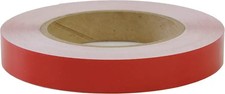 Solid Stripe for Auto Truck Boat - 3mil Vinyl - 1/2" x 50' - Cherry Color: Red