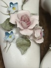 2 Vintage Lefton China Handpainted Vases #1847W No Chips/Crack 4” Tall — photo 7