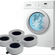 4 Pcs Washing Machine Anti Vibration Pads - Noise Reducing, Slip,... 