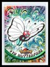 💥 BUTTERFREE 1999 Topps Pokemon TV Non Holo Animation 2nd Series Black Logo #12
