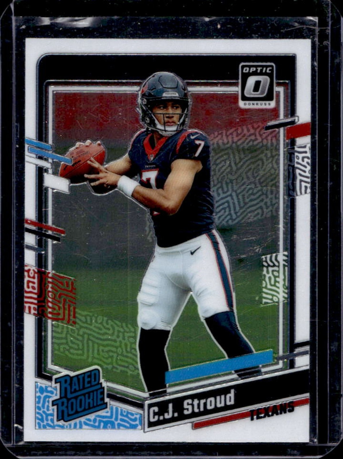 2023 Panini Donruss Optic C.J. Stroud RC Rated #244 Texans Rookie