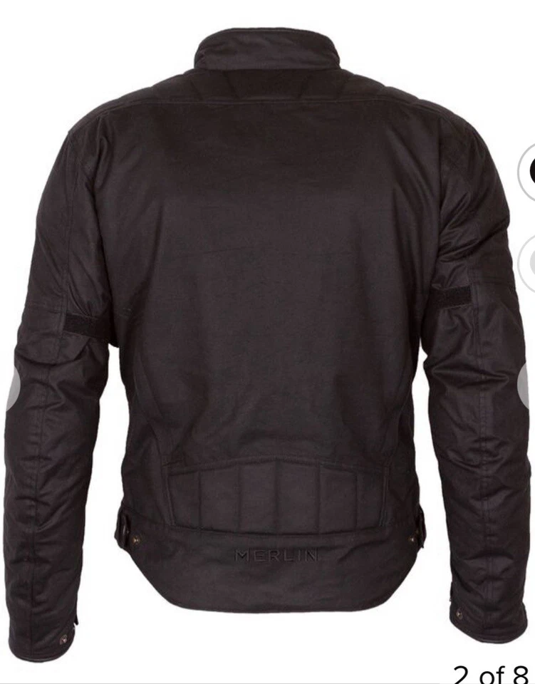 Chaqueta de moto Merlin Barton II lona encerada - mediana  Foto 3 de 4