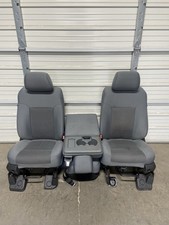 1999-2016 Ford F250 F350 F450 Super Duty Gray Cloth Front Seats