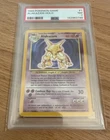 Alakazam 1/102 1999 Pokemon Base Set Unlimited Holo Card PSA 7 NM