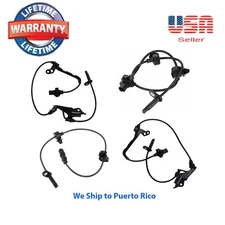 4 ABS Wheel Speed Sensor Front Right & Left Fit Acura MDX 2007-2012