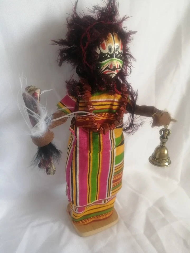 Muñeca vudú africana - artefacto vudú (sin aranceles de EE. UU. A PAGAR Foto 3 de 4