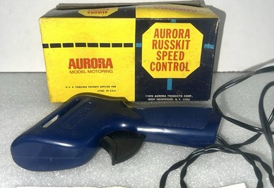 Vintage AURORA RUSSKIT SPEEDCONTROL No. 1345..3.00 for race slot track car w/box