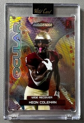 Keon Coleman 2024 Wild Card Alumination Football Ocular Rookie #AO-KC Bills /99