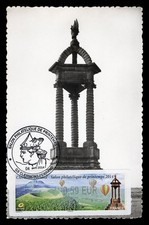 FRANCE 2014 Carte Maximum Card ATM LISA Salon Clermont-Ferrand Gergovie Monument