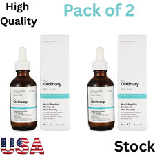 Pack of 2 The Ordinary Hair Care Multi-Peptide Hair Density Serum 60 ML 2 USfloz