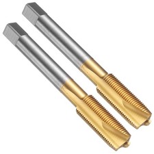 2pcs Spiral Point Thread Tap M12 x 1 Metric Ti-Coated HSS-6542 Screw Tapping
