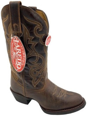 Laredo Women's Leather Western Boots Maddie Tan