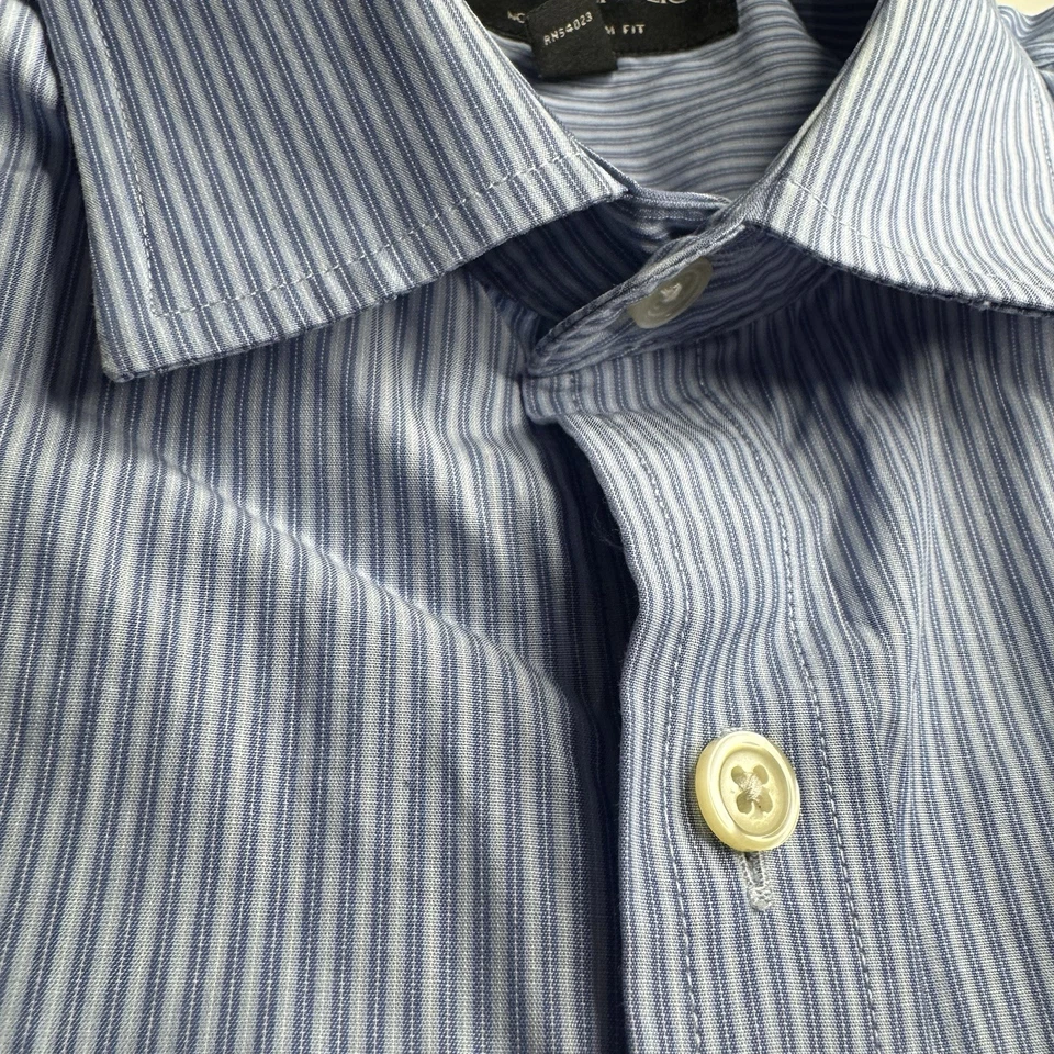 Camisas sociais masculinas slim fit sem ferro Banana Republic LOTE MÉDIO DE 3 - Imagem 3 de 4