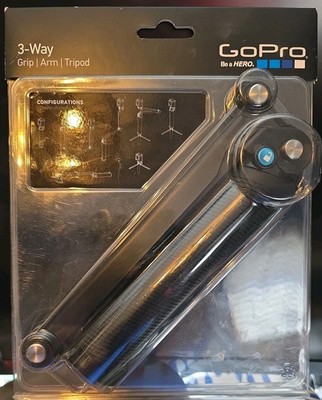 GoPro Genuine 3-Way Grip Arm Tripod New