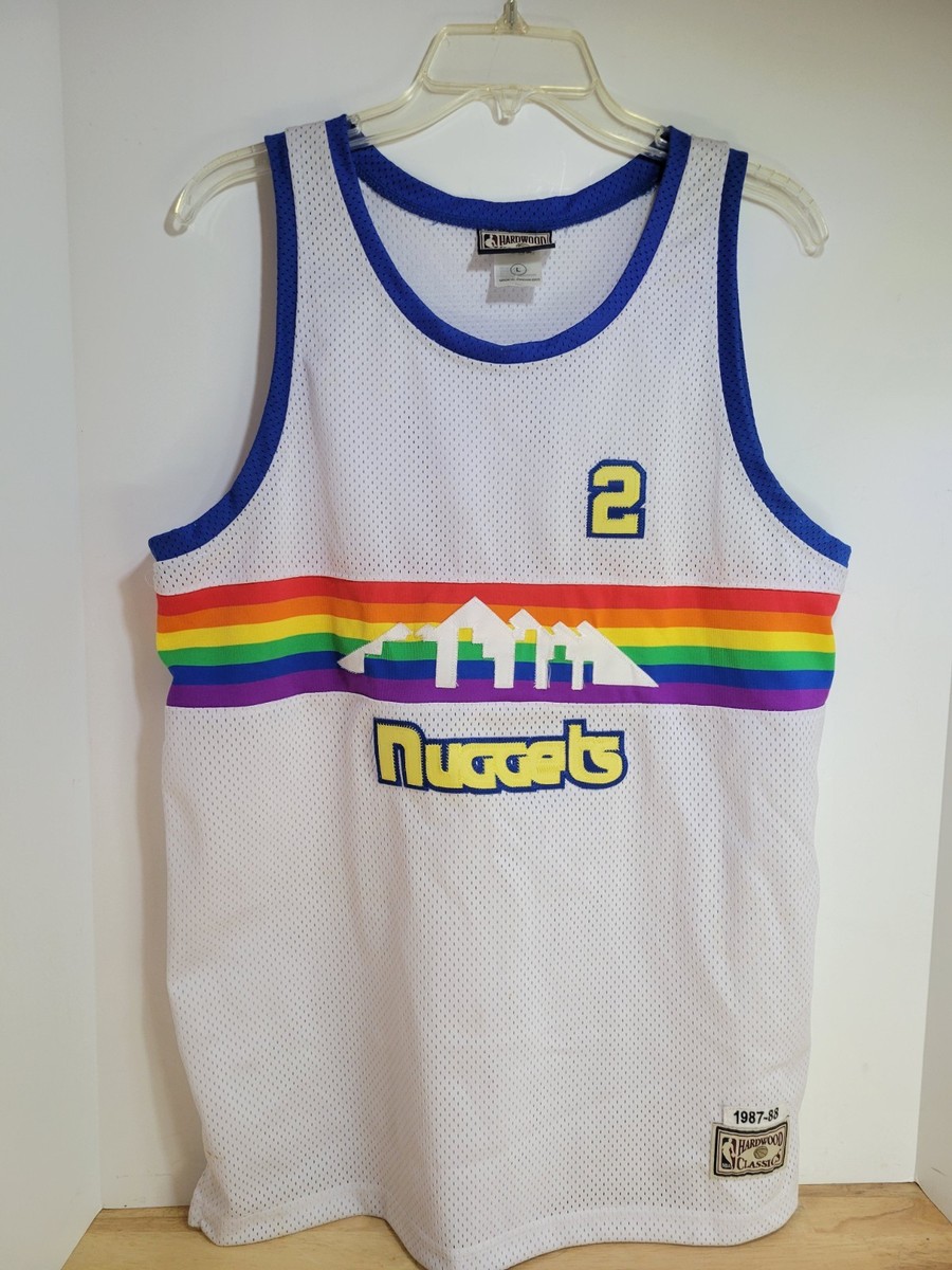Vintage Denver Nuggets Alex English Jersey Men's Size Large