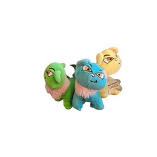2004 McDonald  s Neopets 3x Wocky Mini Plush Toy