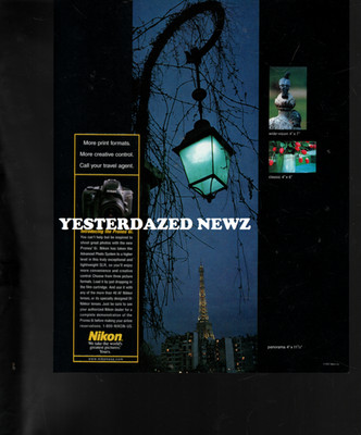 1997 Print Ad for Nikon Pronea 6i ''More print formats. More creative control''