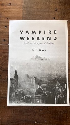 VAMPIRE WEEKEND - Modern Vampires of the City ad - (1 page) | 2013 MOJO Magazine