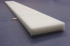 HDPE White Bar 3/4" Thick x 4.00" Wide x 36" Long