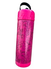 Disney Parks Mickey and Minnie Kids Stainless Steel Water Bottle/Built-In Straw