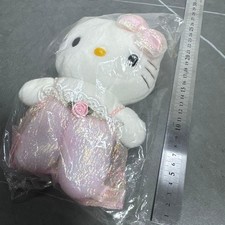 Sanrio Hello Kitty Exclusive Not For Sale Dress Plush Toy White Pink Auth