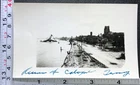 WW2 Era Military BW Photo Snapshot Ruins of Cologne Germany Buildings