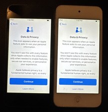 Lot Of 2 Apple A1574 iPod Touch 6th Gen 16GB Good Used BROKEN
