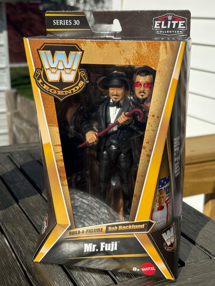 WWE Mr Fuji Elite Legends Target Action Figure IN HAND SHIPS NOW