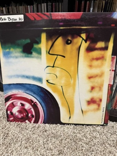 U2 Mysterious Ways 12" vinyl UK Island 1991 12" in pic sleeve. tiny bit of wear
