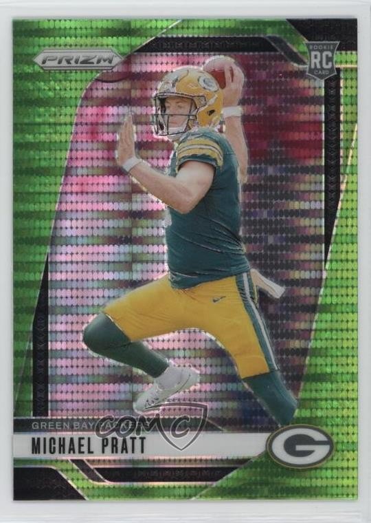 2024 Panini Prizm Rookies Neon Green Pulsar Michael Pratt #379 Rookie RC 1i5t