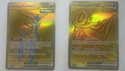Pokémon Prismatic Evolutions: Iron Leaves Ex 176/131/ Walking Wake ex 178/131 