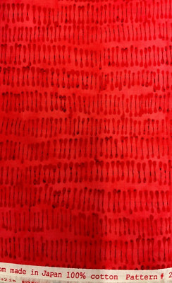 FROM OUTSIDE IN # 23238-20 POPPY LINES  BY MALKO DUBROWSKY FOR MODA- BTY