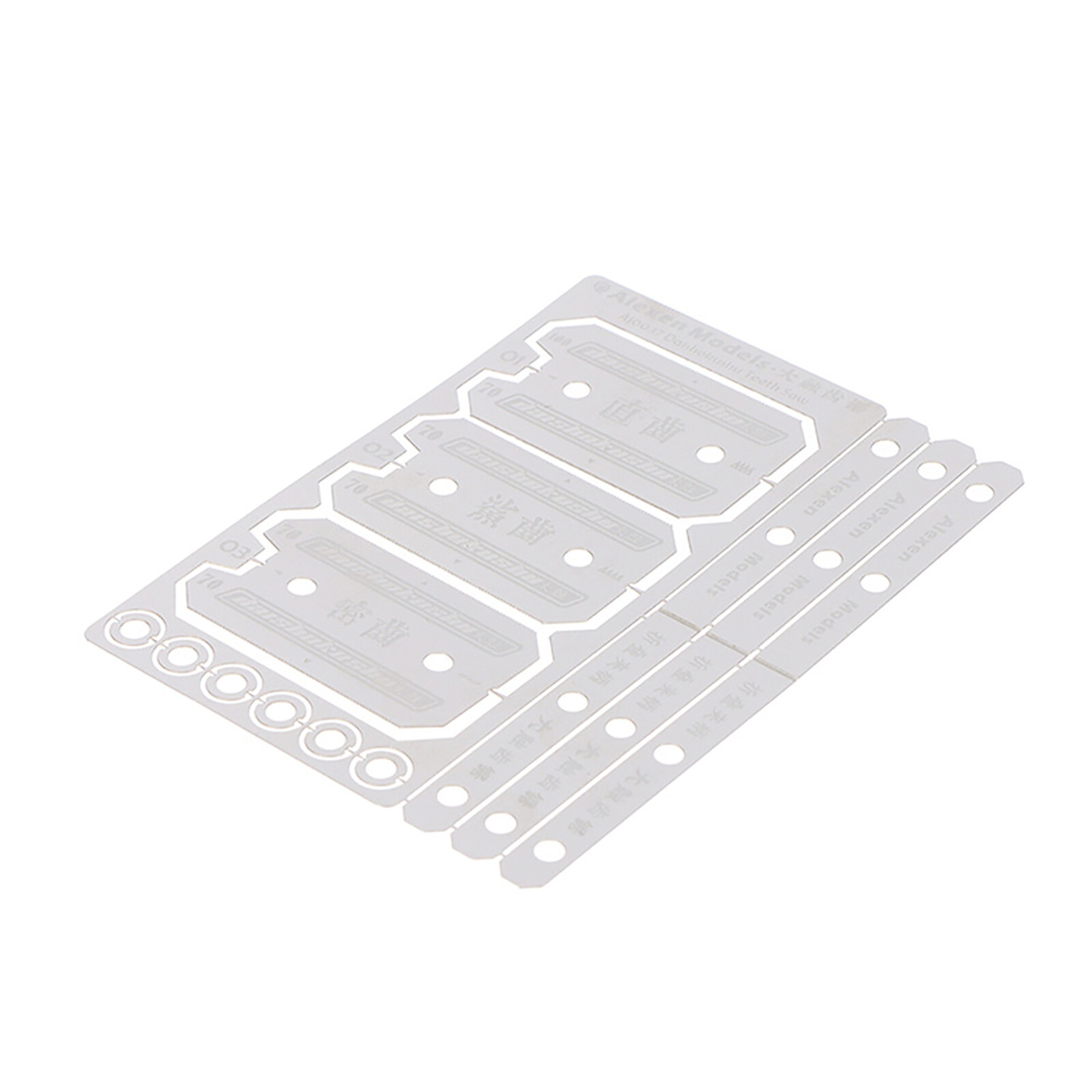 Stainless Steel Gundam Etching Saw Blade Set for Precision Model Cutting