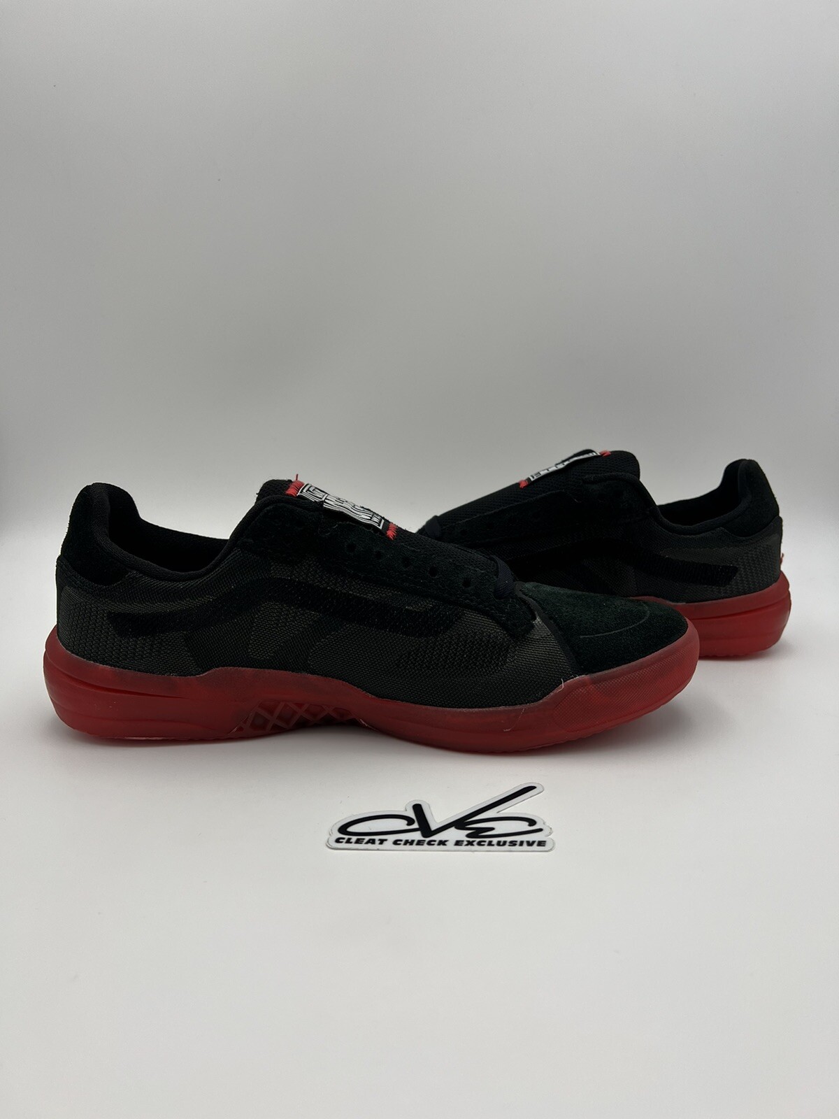 Brand New Vans Evdnt Ultimate Waffle Skate Shoes Black And Red  Men Size 8 image 8