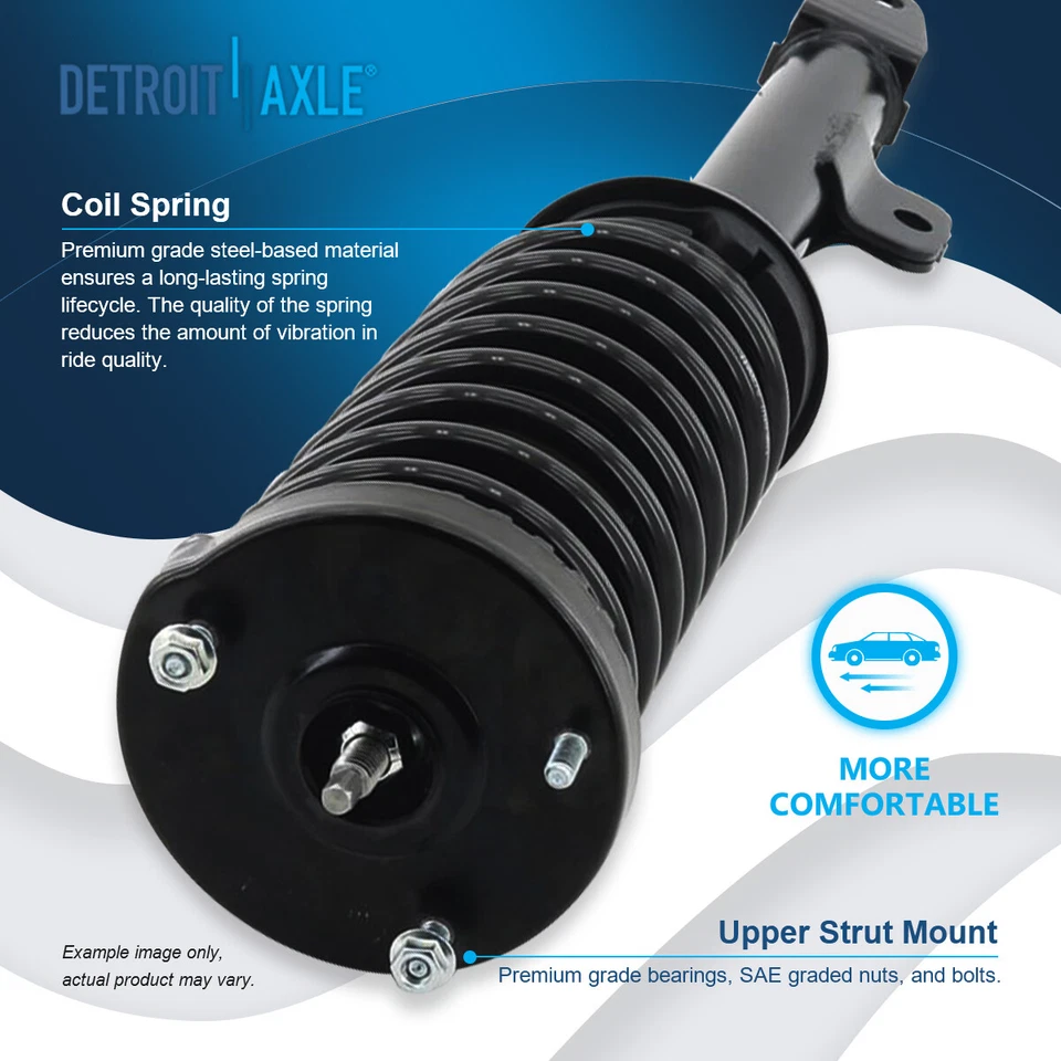 RWD Front Struts Rear Shocks Sway Bar for 2005-2010 Chrysler 300 Dodge Charger - Image 3 of 4