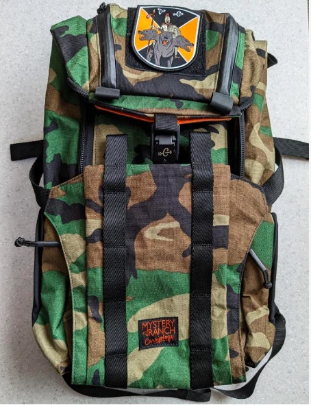 Mystery Ranch x Carryology Spartanology WoodlandCamo Backpack