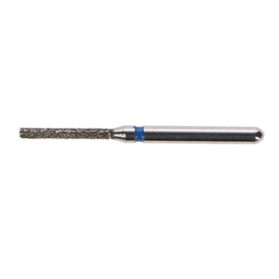 House Brand Dentistry 401595 FG 837-010M Flat Cylinder Medium Diamond Burs 10/Pk