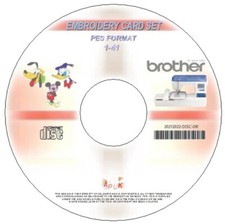 EMBROIDERY DESIGNS CARDS 1- 41  CD FOR BROTHER PES UK dispatch