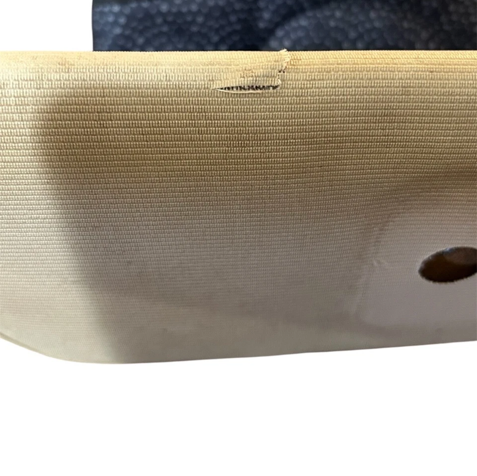 1967 1968 OEM CADILLAC DEVILLE SUN VISORS PAIR BEIGE COLOR AUTHENTIC — 第 3/4 张图片