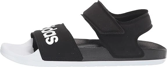 Sandali Adidas Unisex Adulto Adilette Taglia Uomo 5 Donna 6 Core Nero Bianco Nuovi con etichette