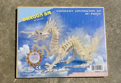 Dragon SM 62 Piece 3D Wood Puzzle 
