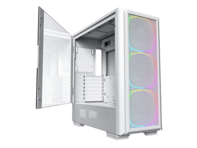 Montech Sky Two GX, E-ATX Mid Tower Chassis White Computer Case