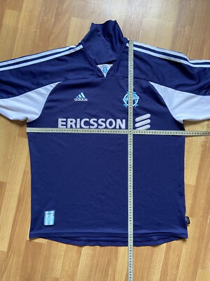 OLYMPIQUE MARSEILLE 1998 1999 AWAY FOOTBALL SHIRT SOCCER JERSEY
